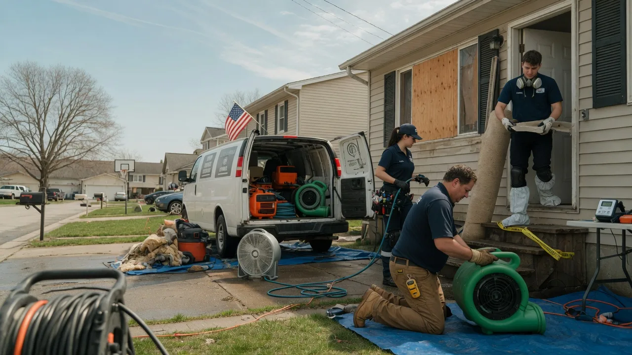 Water Damage Restoration in Wood River, IL near me